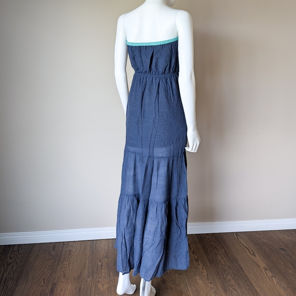 NWT Boho Maxi Dress with Tassels and Embroidery - Picture 3 of 12